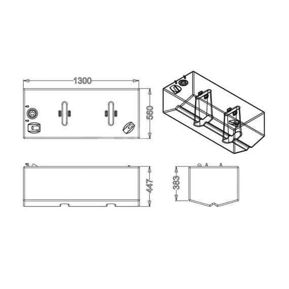 Fuel Tank - 271l, Capacity, L: 271, 2 image Fuel Tank - 271l, Capacity, L: 271, 2 image