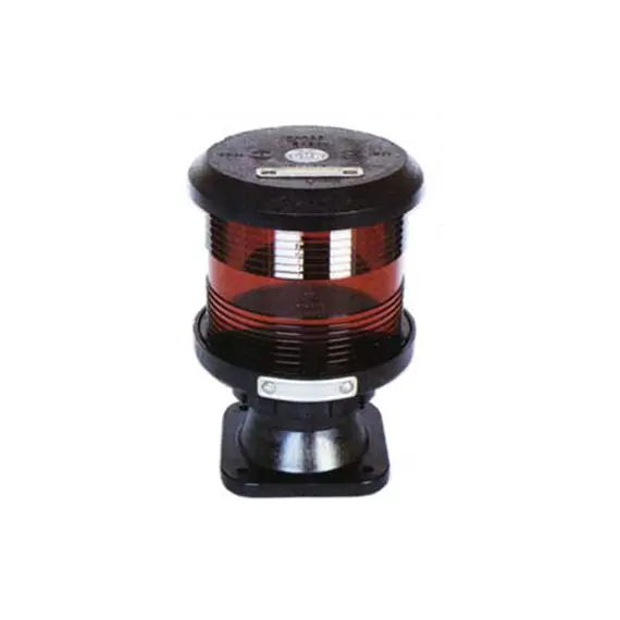 Série de feux de navigation rouge DHR 360 degrés 35 - Boîtier noir