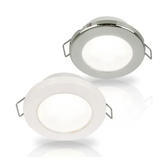 Hella EuroLED 75 LED Recessed Spot White - 24V - Spring Clip - Cool White, 2 image Hella EuroLED 75 LED Recessed Spot White - 24V - Spring Clip - Cool White, 2 image