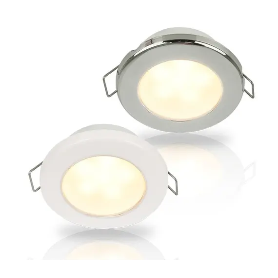 Hella EuroLED 75 LED Recessed Spot White - 12V - Spring Clip - Warm White, 2 image Hella EuroLED 75 LED Recessed Spot White - 12V - Spring Clip - Warm White, 2 image