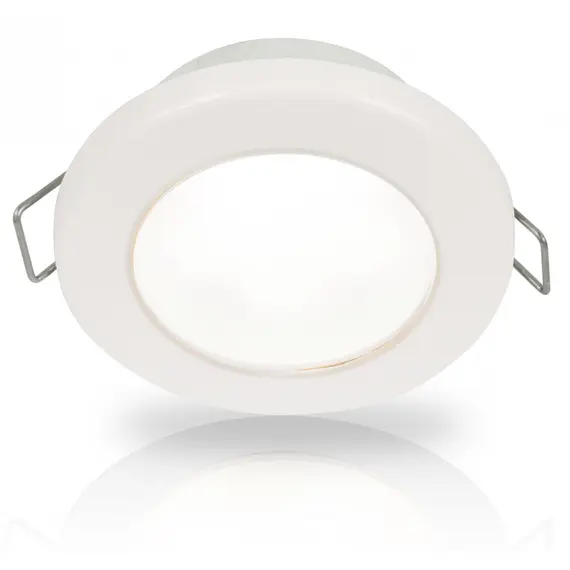 Hella EuroLED 75 LED Recessed Spot White - 24V - Spring Clip - Cool White