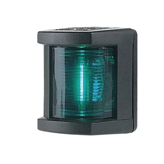 Hella Navigation Lamp 3562 - SB Green - 1NM - 12V Bulb - Black