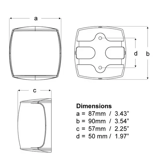 Hella NaviLED Pro - PS Red - 2NM - 9-33V - White, 2 image Hella NaviLED Pro - PS Red - 2NM - 9-33V - White, 2 image