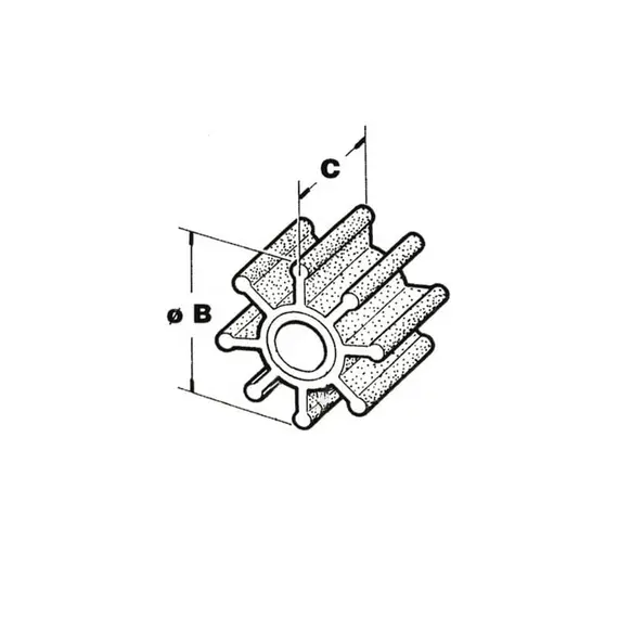 Turbine - Réf. 17255-0003, 2 image Turbine - Réf. 17255-0003, 2 image