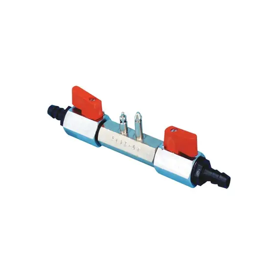 Connecteur de réservoir mâle avec 2 valves pour les connexions Omc-Johonson-Evinrude