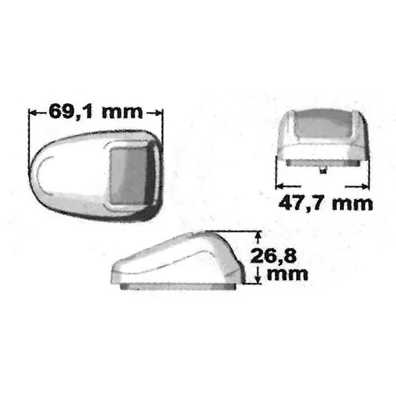 Feux de navigation LED verts - Boîtier noir - 12-24V, 2 image Feux de navigation LED verts - Boîtier noir - 12-24V, 2 image