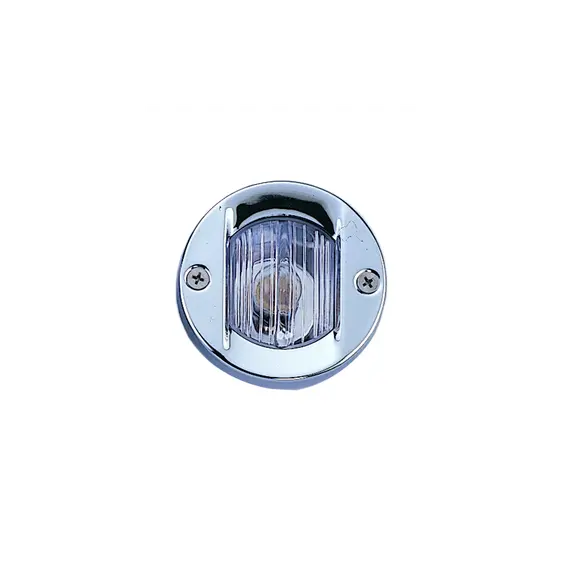 Steinless steel spotlight with bulb diameter 75mm