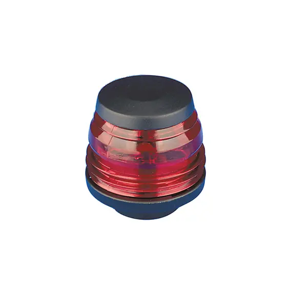 Lumière de navigation rouge à 360 degrés série Posidone - Boîtier noir