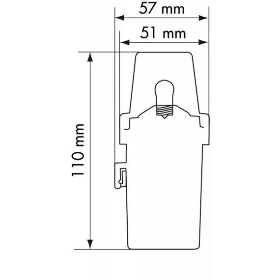 White stern navigation light, 2 image