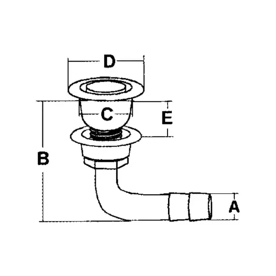 90 degrés Réservoir ovale chromé à ventilation, 2 image 90 degrés Réservoir ovale chromé à ventilation, 2 image