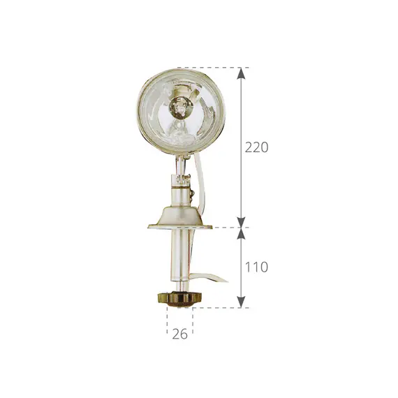 Projecteur LED réglable en ABS 55W 12V, 2 image Projecteur LED réglable en ABS 55W 12V, 2 image