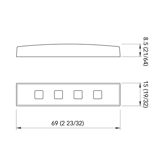 Blue LED courtesy light TAB CPA3 0.5W 10-30V, 2 image Blue LED courtesy light TAB CPA3 0.5W 10-30V, 2 image