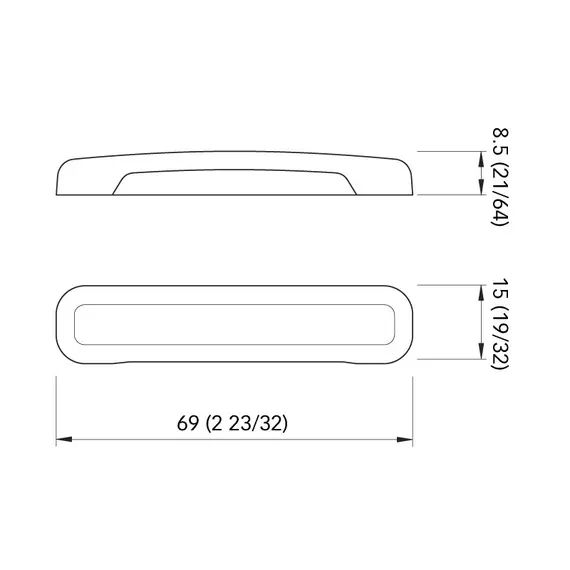 Lumière de courtoisie LED bleue TAB CPR1 0,5W 10-30V, 2 image Lumière de courtoisie LED bleue TAB CPR1 0,5W 10-30V, 2 image