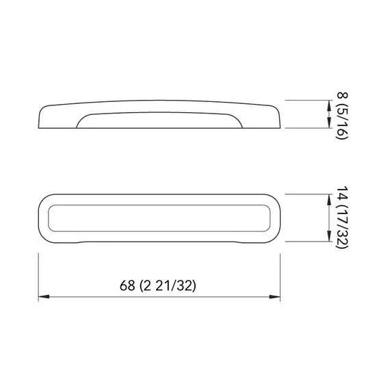 Lumière de courtoisie LED bleue TAB SSR1 0,5W 10-30V, 2 image Lumière de courtoisie LED bleue TAB SSR1 0,5W 10-30V, 2 image