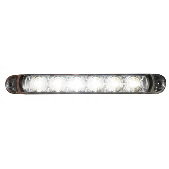 White courtesy light with 6 LED 12V - 0.96W, 2 image White courtesy light with 6 LED 12V - 0.96W, 2 image