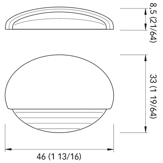 Lumière de courtoisie LED blanche 0,5W 10-30V, 2 image Lumière de courtoisie LED blanche 0,5W 10-30V, 2 image