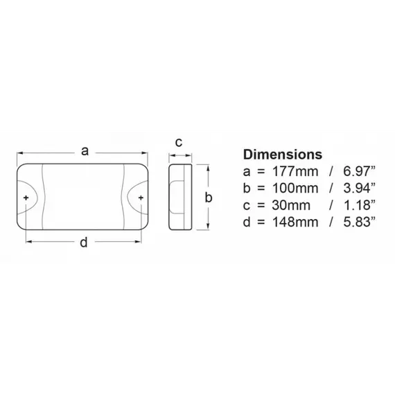 Lampes LED blanches DuraLED 36 9-33V, 2 image Lampes LED blanches DuraLED 36 9-33V, 2 image