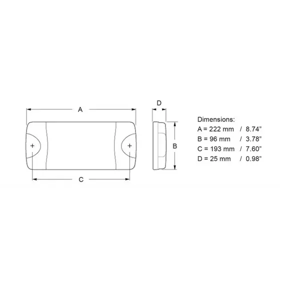 Spread White LED DuraLED 50LP Lamp, 2 image