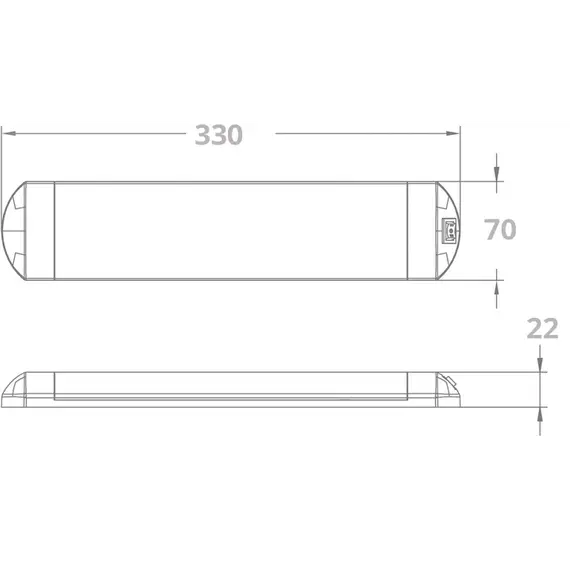 32 Lumière fluorescente LED 12/24V - 9W, 2 image 32 Lumière fluorescente LED 12/24V - 9W, 2 image