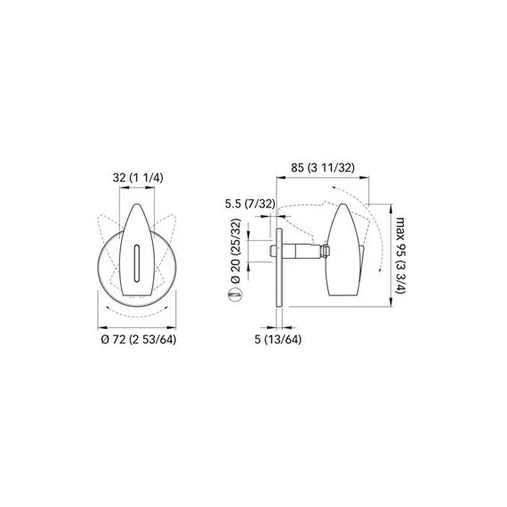 6 LED Adjustable spotlight Nicole 1.5W 10-30V, 2 image 6 LED Adjustable spotlight Nicole 1.5W 10-30V, 2 image