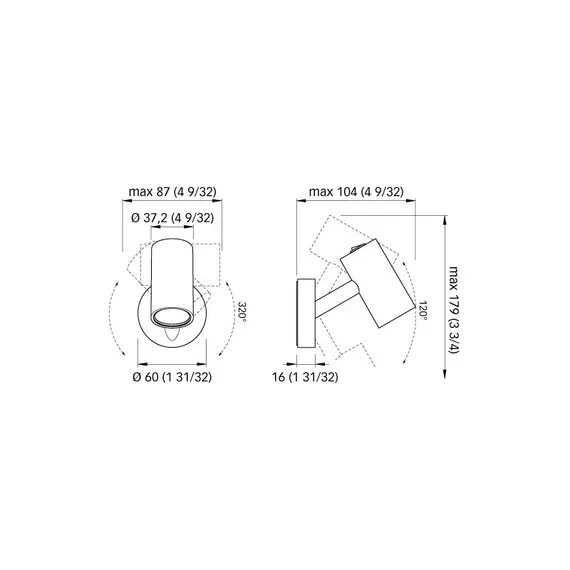 10 LED Adjustable spotlight Robin 2.5W 10-30V, 2 image 10 LED Adjustable spotlight Robin 2.5W 10-30V, 2 image