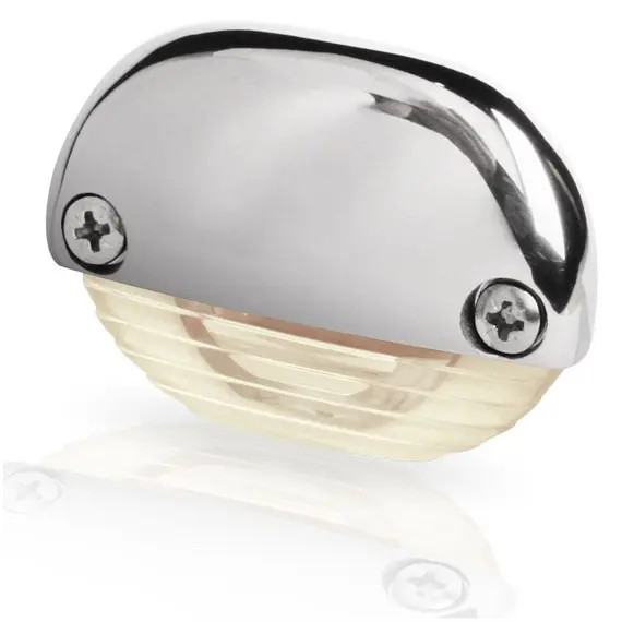 Lampe d'escalier LED blanche chaude en acier inoxydable facile à installer 12-24V 0,5W