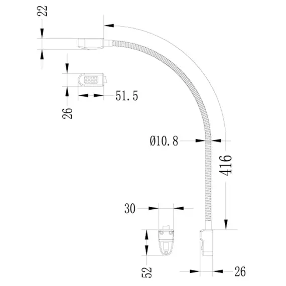 8 LED Lisez les cartes lumineuses - 12V, 4 image 8 LED Lisez les cartes lumineuses - 12V, 4 image