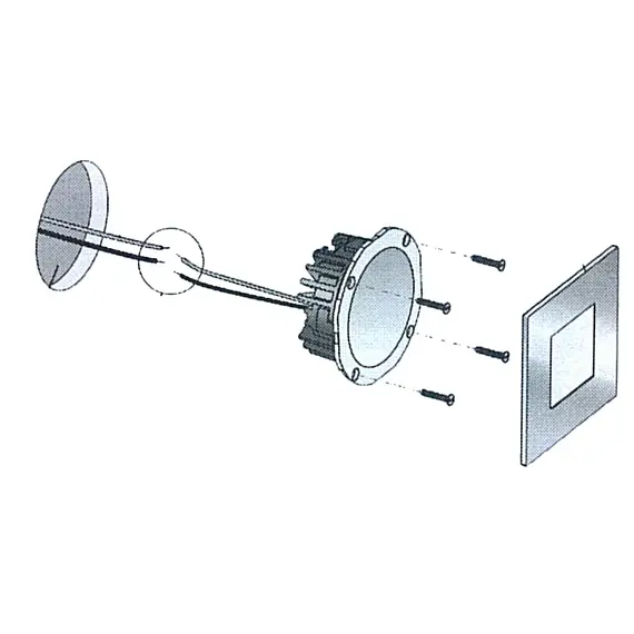 Projecteur encastré Marina XP HP 4W 10-30V, 3 image Projecteur encastré Marina XP HP 4W 10-30V, 3 image