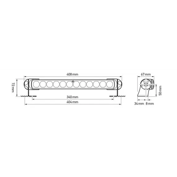 Projecteur LED Sea hawk 350 25W 9-32V Éclairage diffus, 3 image Projecteur LED Sea hawk 350 25W 9-32V Éclairage diffus, 3 image
