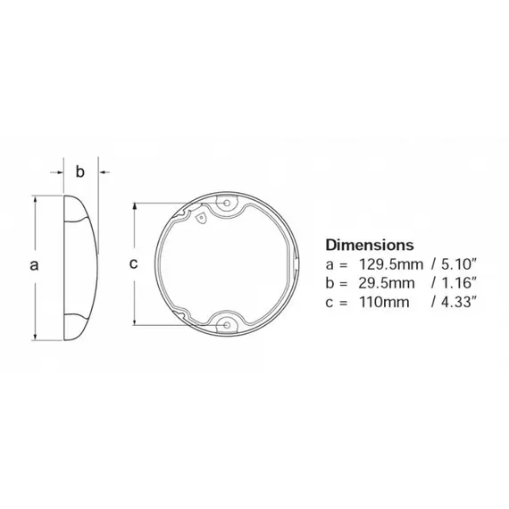 Hella Marine - LAMPE LED euroLED 130 12-24V Touch Blanc/Rouge - Noir devrait, 2 image Hella Marine - LAMPE LED euroLED 130 12-24V Touch Blanc/Rouge - Noir devrait, 2 image