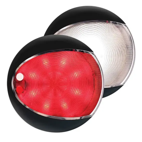 Hella Marine - LAMPE LED euroLED 130 12-24V Touch Blanc/Rouge - Noir devrait