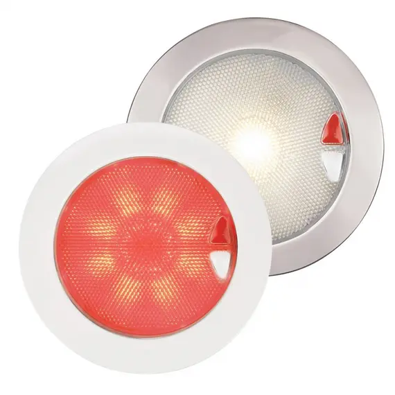 Hella Blanc/Rouge EuroLED 150 Lampe Tactile - 12-24V - 4W - Plastique