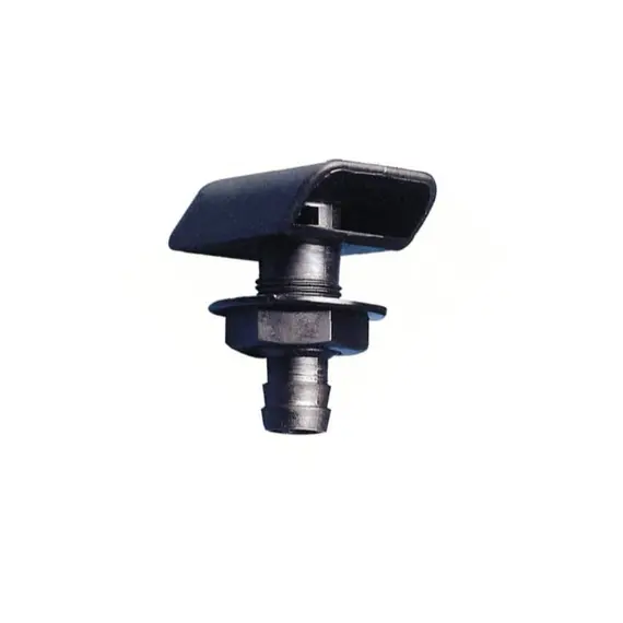 Straight Tank’s Vent with Fire-proof Screen - Black