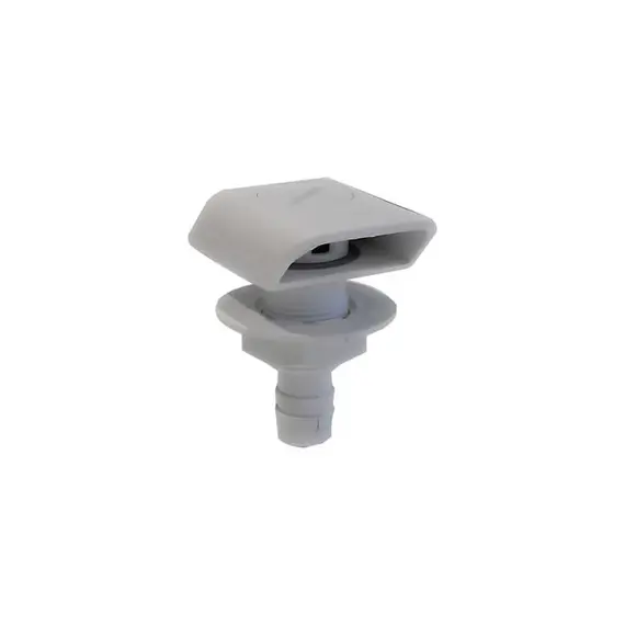 Straight Tank’s Vent with Fire-proof Screen - White