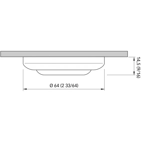 Surface-mounting ceiling lamp Tati 2W 10-15V, 2 image Surface-mounting ceiling lamp Tati 2W 10-15V, 2 image