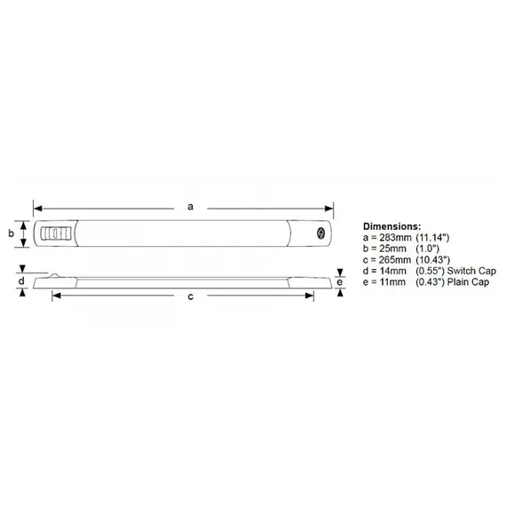Hella two color LED strip 3W 24V - Warm white/Red, 9 image