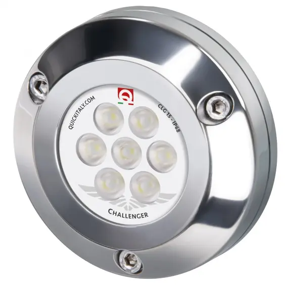 Sous-marin 7 lumière LED Bleue 15W 10-30V