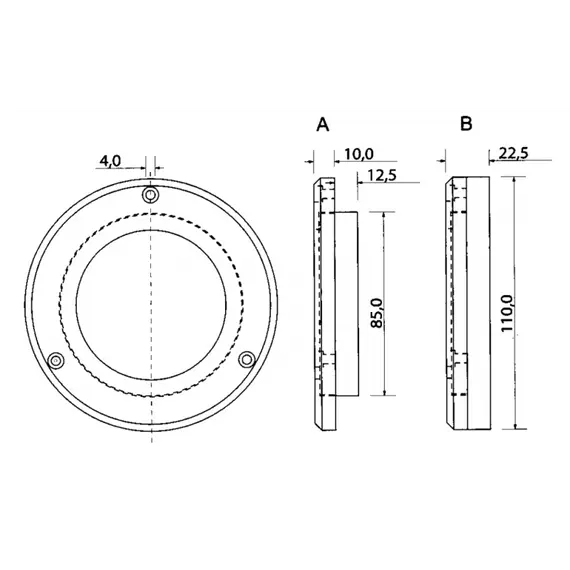 Espaceur pour lumières d'iris, 2 image Espaceur pour lumières d'iris, 2 image