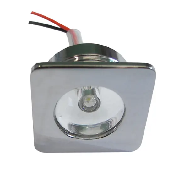 Blue waterproof courtesy light with 1 LED 12V