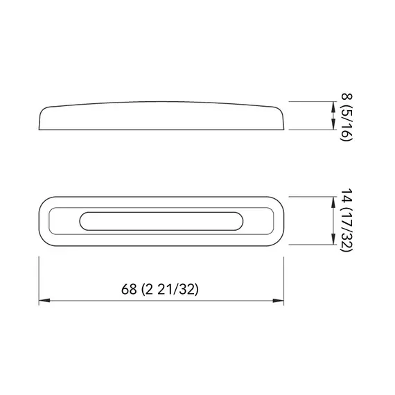 Lumière de courtoisie LED blanche TAB SSR2 0,5W 10-30V, 2 image Lumière de courtoisie LED blanche TAB SSR2 0,5W 10-30V, 2 image