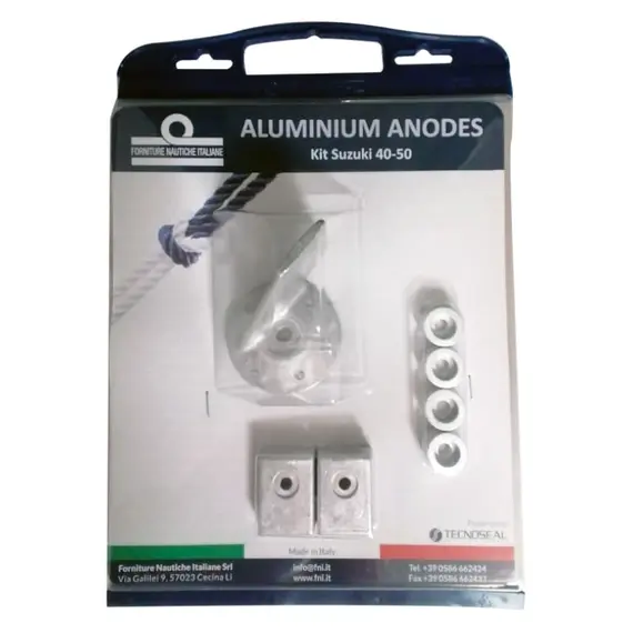 Kit d'anodes en aluminium pour Suzuki 40-50HP