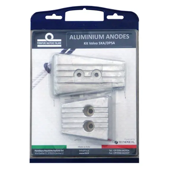 Kit d'anodes en aluminium pour Volvo Penta SXA/DPSA