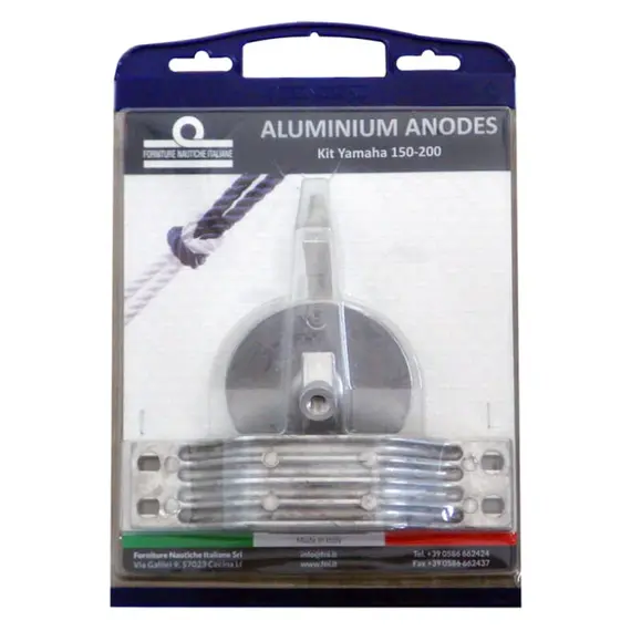Kit d'anodes en aluminium pour Yamaha 150-200HP