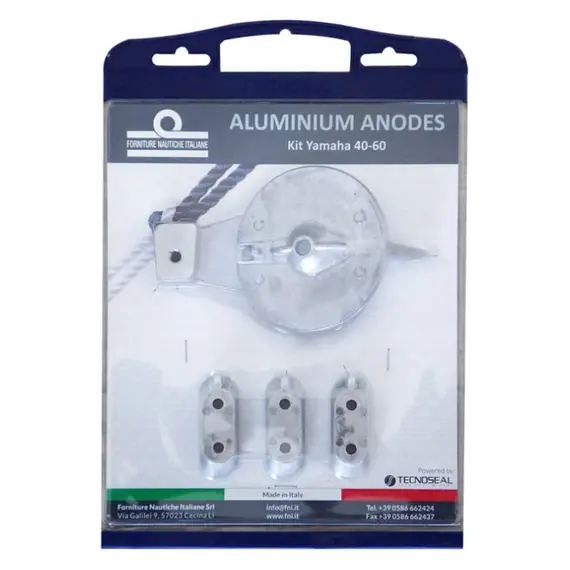 Kit d'anodes en aluminium pour Yamaha 40-60HP