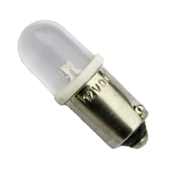 Ampoule 1 LED 1 pôle BA9S 0,2W 12V