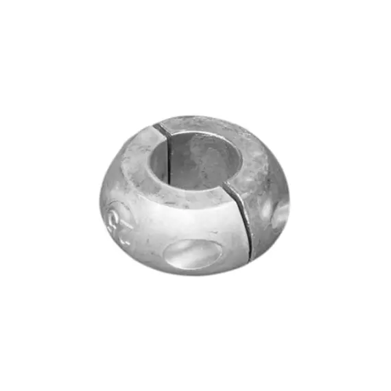Collier bas en zinc pour arbre d'hélice - 25mm