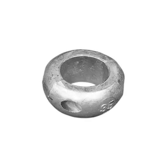 Collier bas en zinc pour arbre d'hélice - 35mm