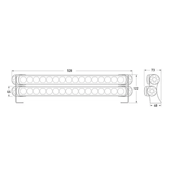 Double stainless steel mounting bracket, 4 image Double stainless steel mounting bracket, 4 image