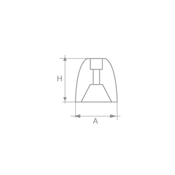 Spare Riva Shaft Zinc Anode - 35-40mm, 2 image Spare Riva Shaft Zinc Anode - 35-40mm, 2 image