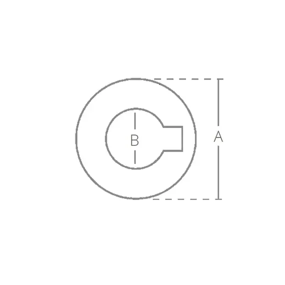Rondelle en acier inoxydable - 40mm, 2 image Rondelle en acier inoxydable - 40mm, 2 image